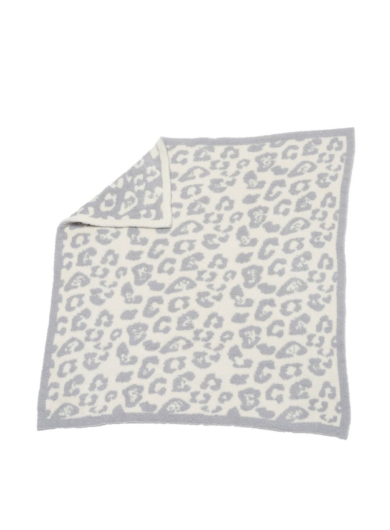 Barefoot Dreams Cozychic Barefoot in the Wild Baby Blanket - Ocean/Cream